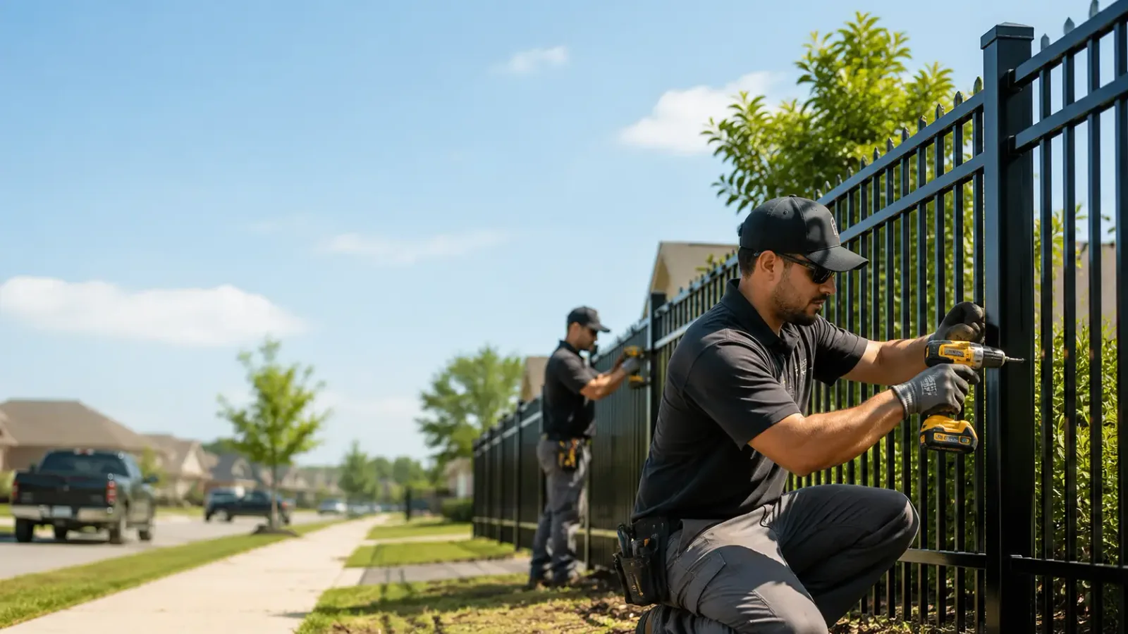Metal Fence Installation in Sharon, WI